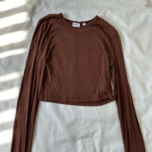 Sunday Best bliss long sleeve crop top